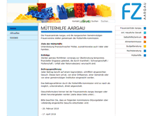 Tablet Screenshot of muetterhilfe-ag.ch